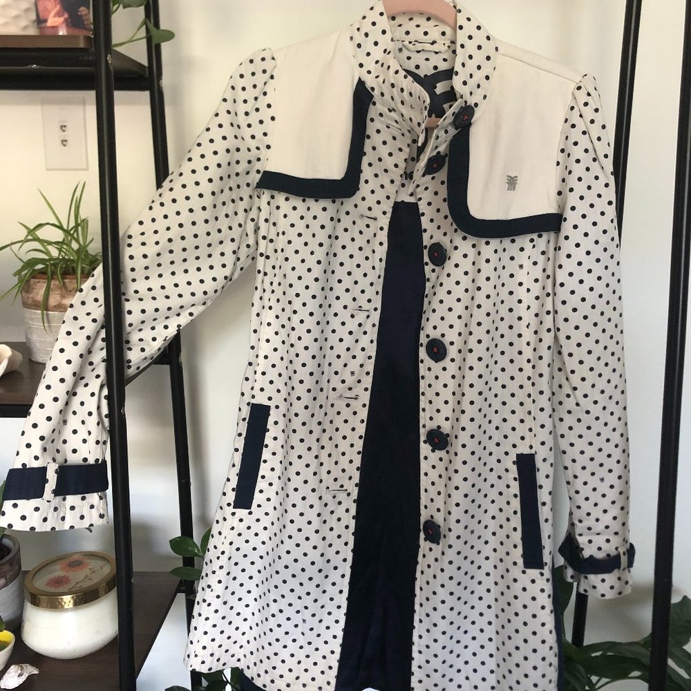 Fenchurch Polka Dot Trench Jacket